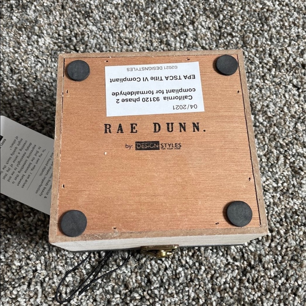 Rae Dunn jewelry box - Picture 3 of 5